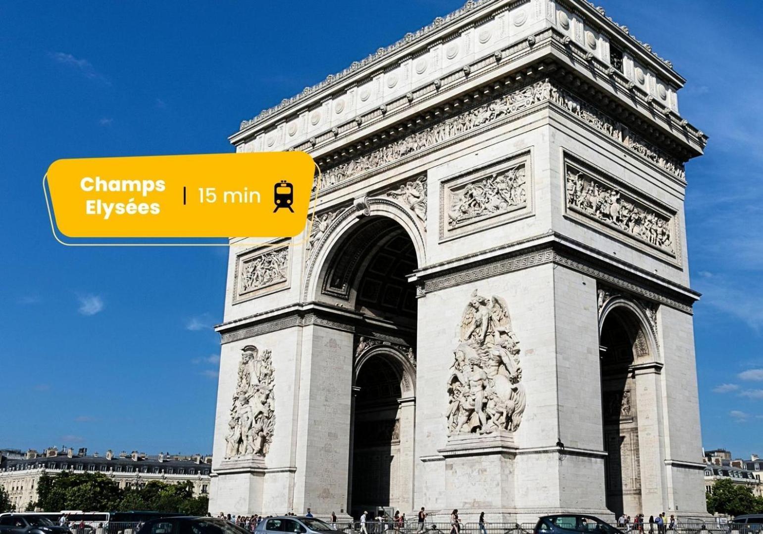 113 Suite Lui - Bel Appartement A Parigi Esterno foto